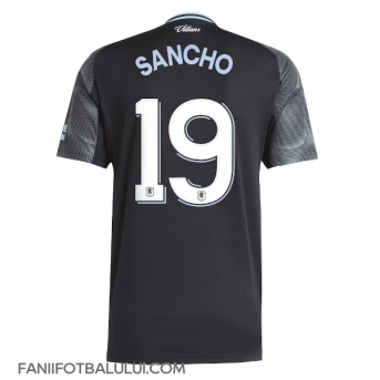 Aston Villa Jadon Sancho #19 Tricou Fotbal Replică 2025-26 Barbati Deplasare